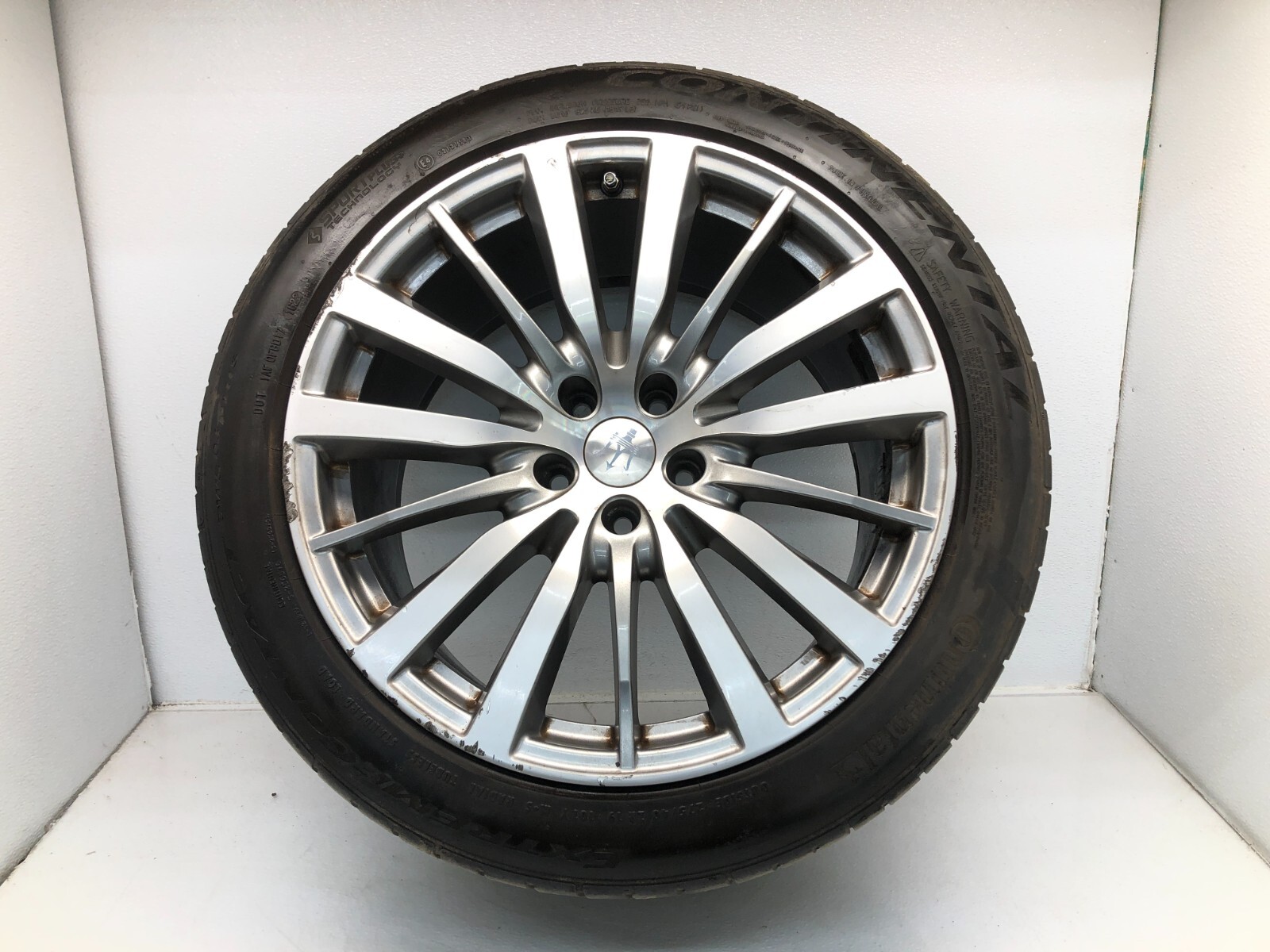 2014-2024 MASERATI GHIBLI S REAR WHEEL RIM 10JX19H2 W/ TIRE 275/40ZR19 OEM