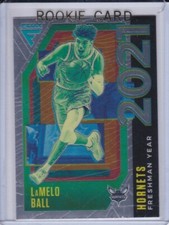 LaMELO BALL ROOKIE CARD 2020 Panini Flux Freshman Year #1 HORNETS BASKETBALL RC
