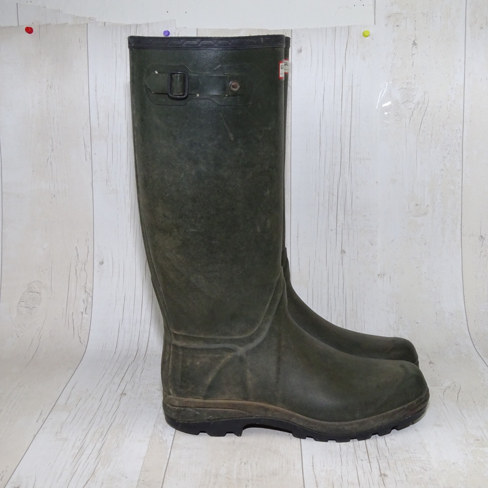 Men's Hunter Galloway Classic Green Wellington wellie Boots Size UK 10