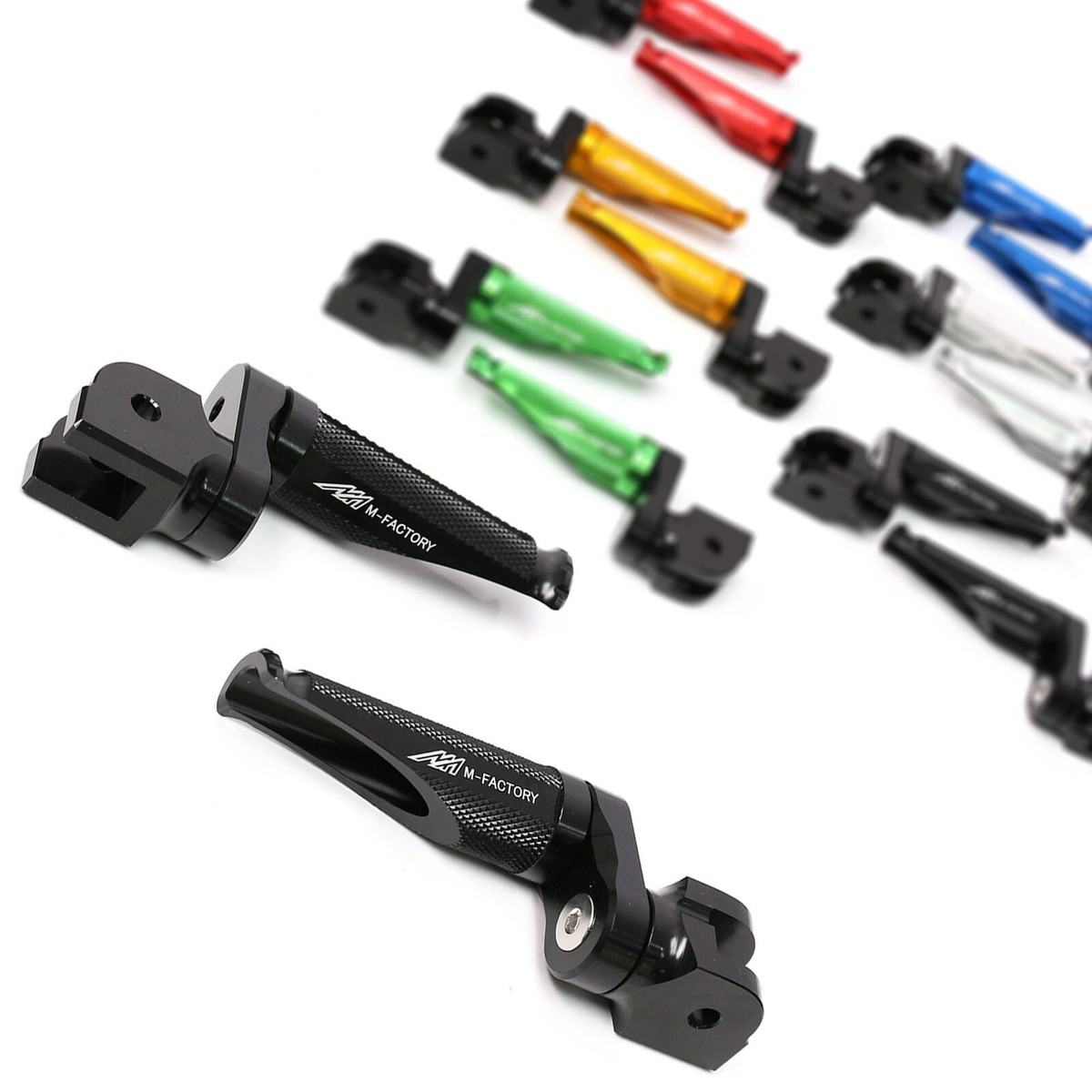 BLACK Shinobi 25mm Extend Front Foot Pegs For Kawasaki ZX-7R BLACK Shinobi 25mm Extend Front Foot Pegs For Kawasaki ZX-7R