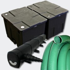 TTSet SunSun : Filtre de bassin bio 60000l 72W stérilisateur UVC clarificateur tuyau 5m