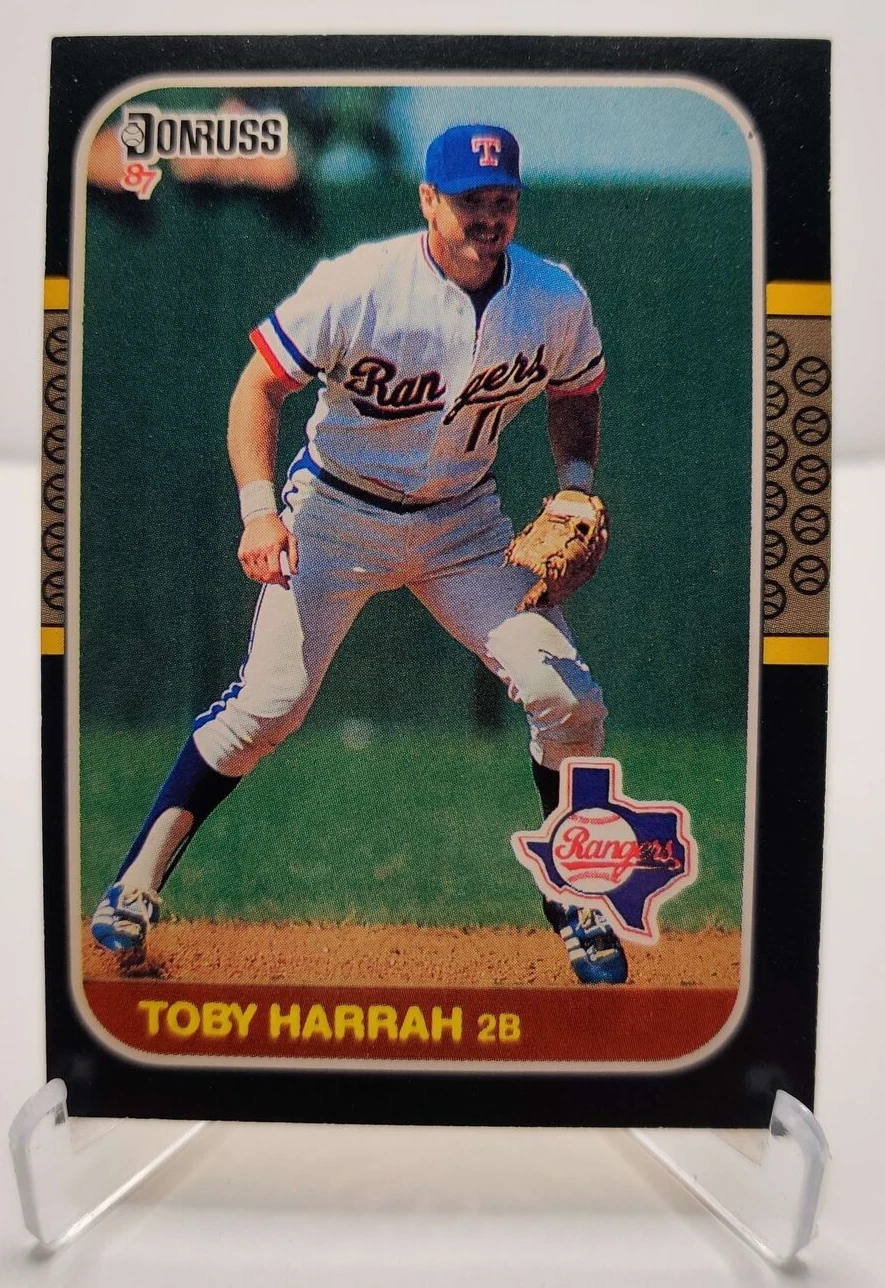 1987 Donruss #408 Toby Harrah Texas Rangers Baseball Card