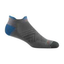 USA DARN TOUGH 1054 GRAY COOLMAX MEN'S RUN No Show Tab Ultra Light Socks M L XL