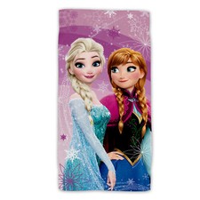 Disney Frozen Cotton Beach Towel Terry Bath Towel with Premium Print, 70x140 cm