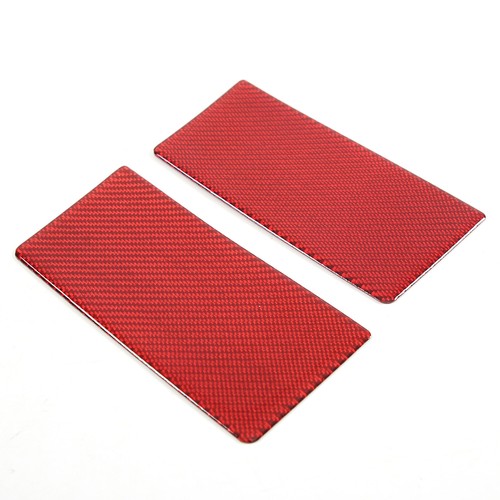 Recorte de pegatina panel espejo de tocador de fibra de carbono rojo para Honda Pilot 2015-2019 - Imagen 14 de 16