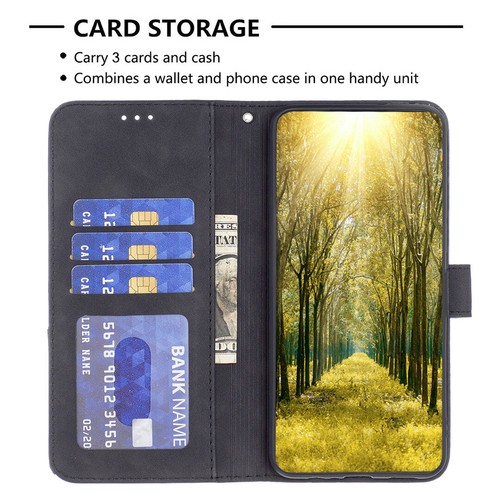 For LG K42 Leather Flip Magnetic Stand Rhombus Phone Case Cover - Picture 9 of 15