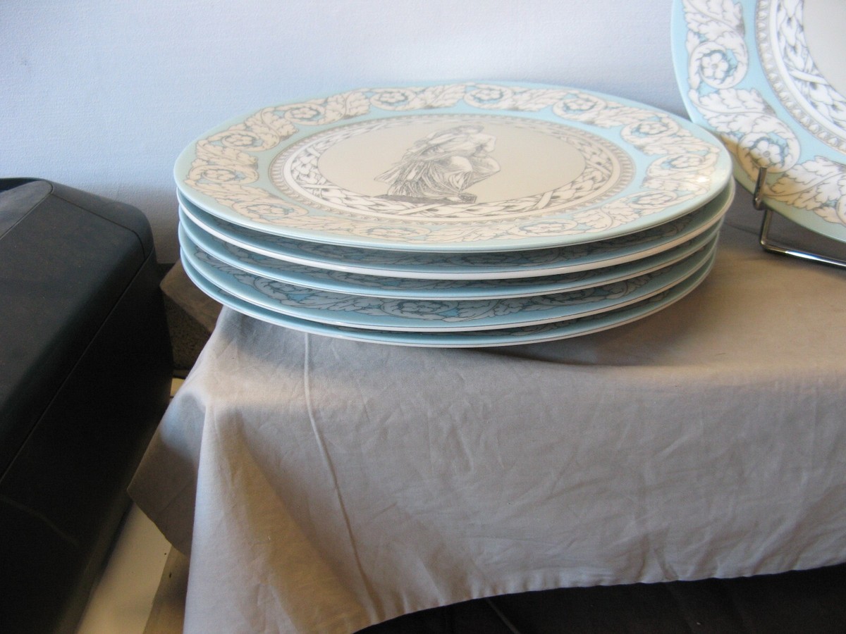 Lot De 6 Assiettes Plates Yseult – Geneviève Lethu – Porcelaine – 1997 (très Bon état)
