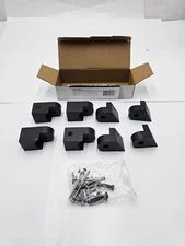 (QTY 2) METALWORKS Stair/Angle Bracket Parts Powder Coated Galvanized 73018014