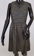 Anthropologie Moulinette Soeurs Glissade Metallic Dress Size 2 Sleeveless