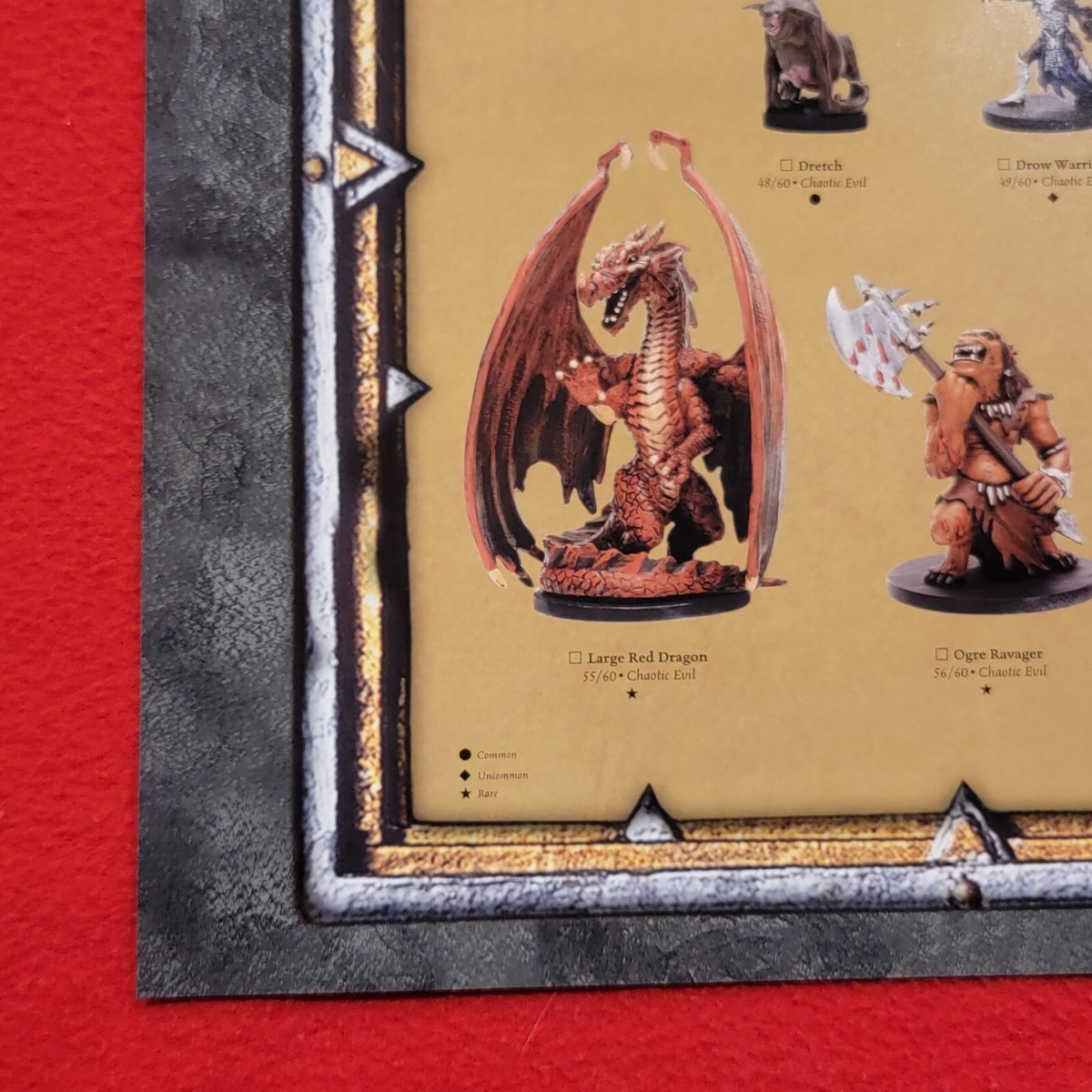 DUNGEONS & DRAGONS d+d AD&D Miniatures Art Poster Vintage 21