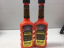 2 STP OCTANE BOOSTER Gas Treatment Restores Lost Power Acceleration 5.25 oz.