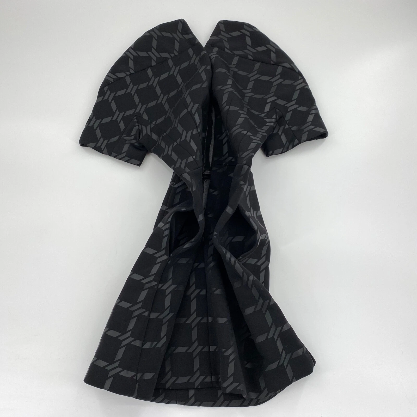 T Alexander Wang abito donna nero manica corta con tasche piccolo