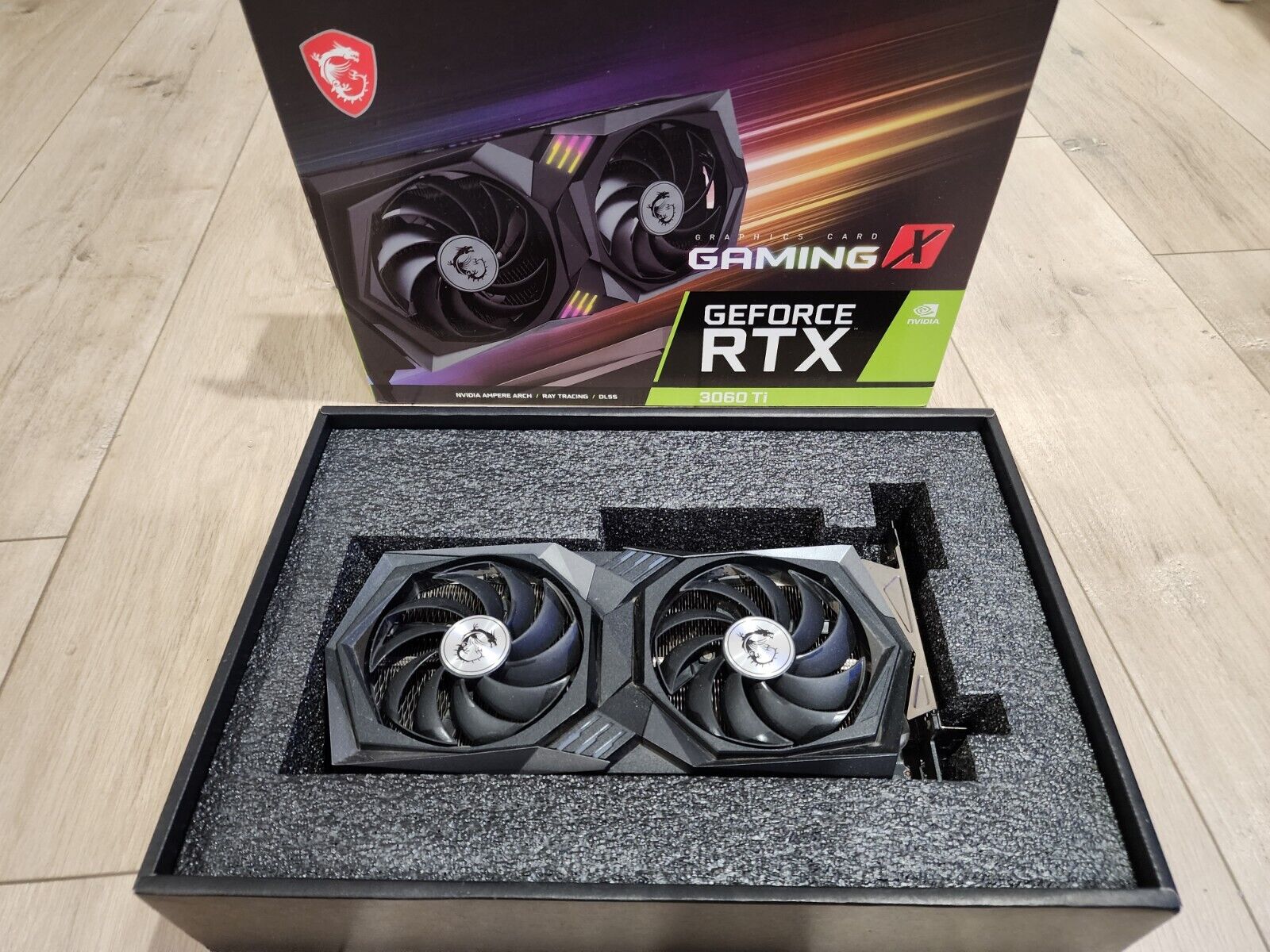 MSI ‎GeForce RTX 3060 Ti GAMING X 8G LHR GDRR6 Graphics Card