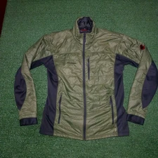 Mammut Guye Polartec Alpha Jacket Full Zip Pertex Quantum Green Mens XL