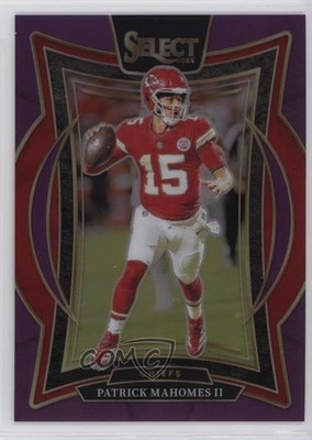 2024 Panini Select Concourse Purple Prizm 1/75 Patrick Mahomes II #33 s5j