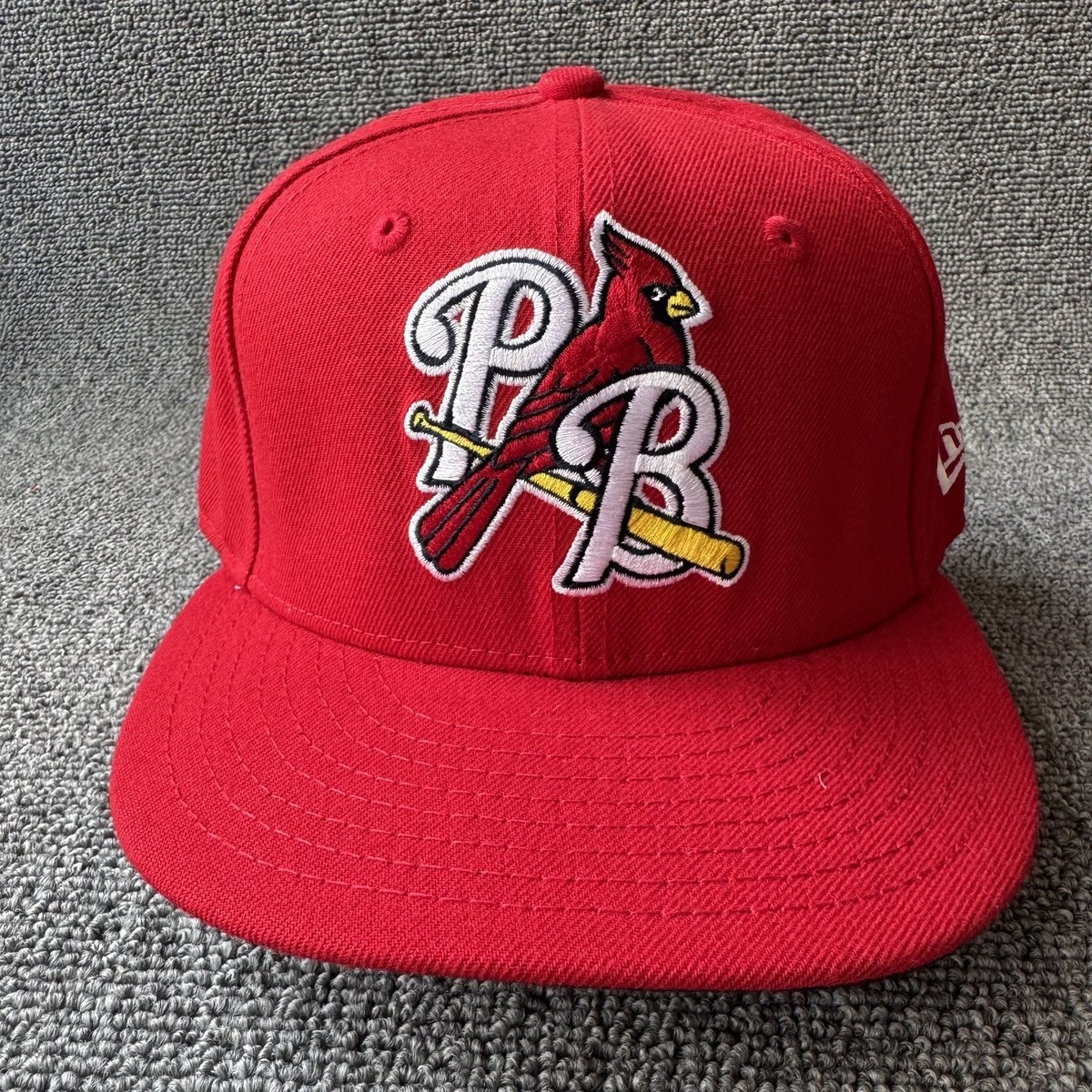 New Era Cardinal Logo 59FIFTY Fitted Red 7 1 8 Retro Cap