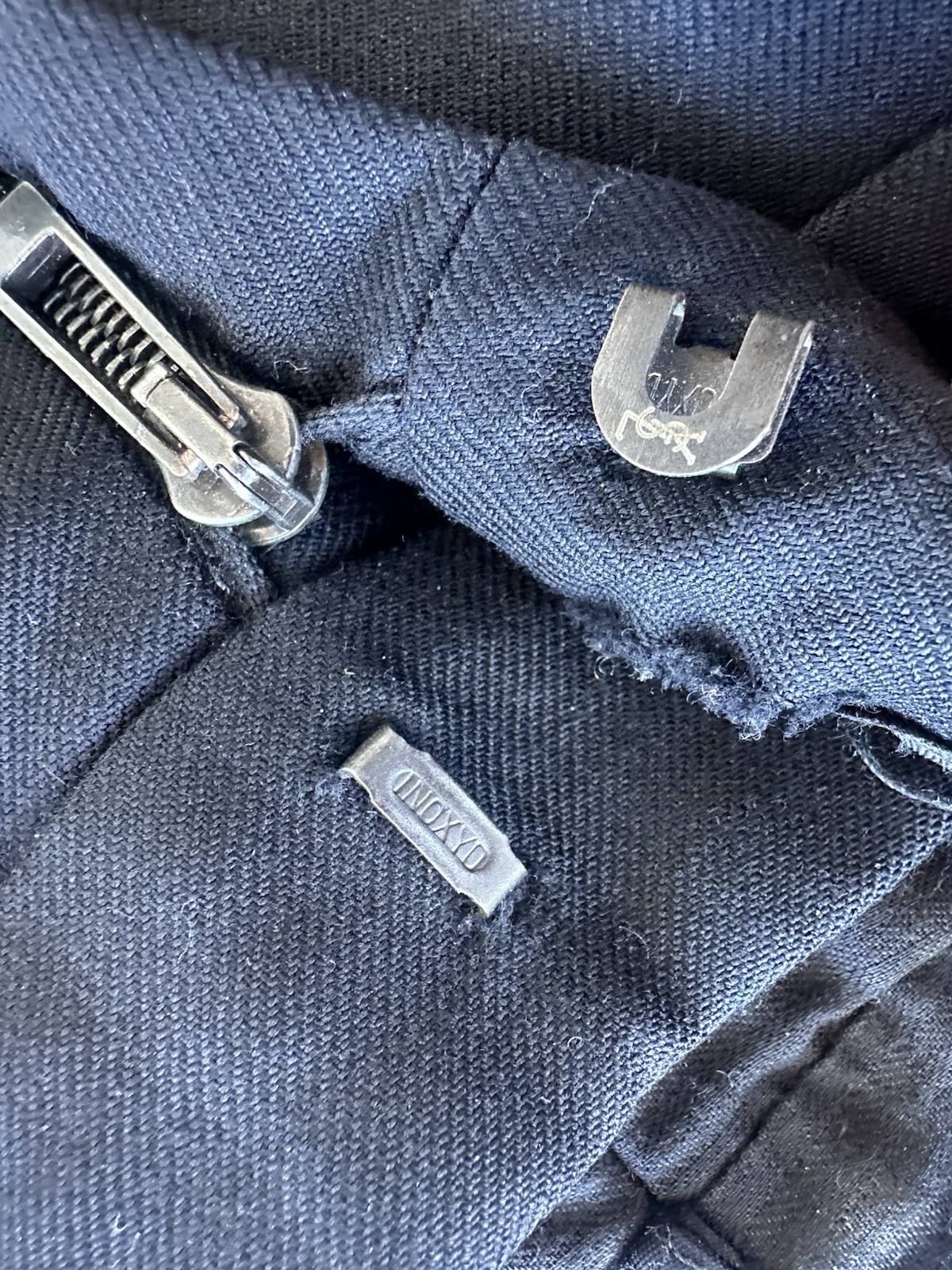 Pantaloni Yves Saint Laurent FW 2001 Tom Ford neri stringati lana passerella Italia YSL.