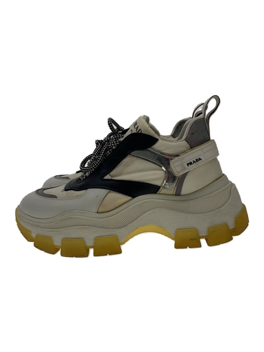 Prada White Low-Cut Sneakers for Women