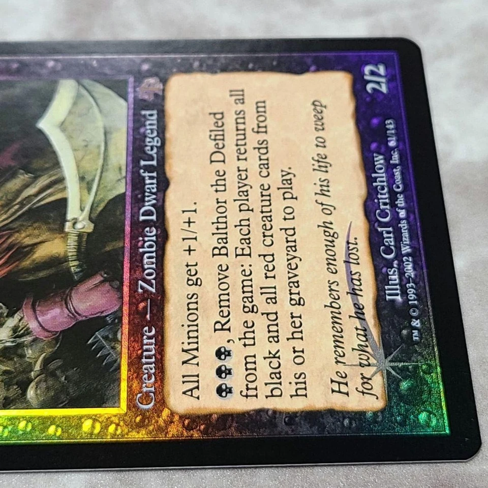 Balthor the Filthy Foil MTG English Card Play Condition - Image 4 of 4