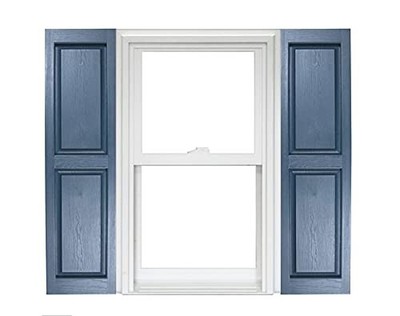 Homeside Raised Panel Vinyl Shutters (1 Pair)