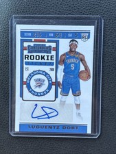 2019-20 Panini Contenders Basketball Rookie Ticket Luguentz Dort Auto