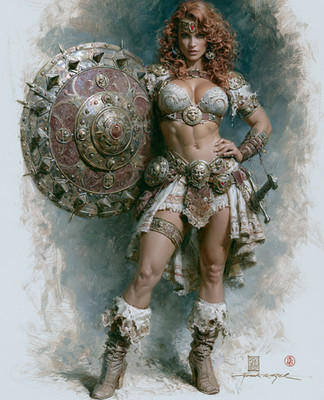 8x10 Character Illustration Art Print - 145770209
