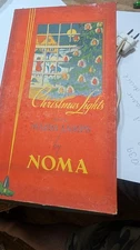 1930s Noma 7 Bulb Mazda Lights Antique Christmas