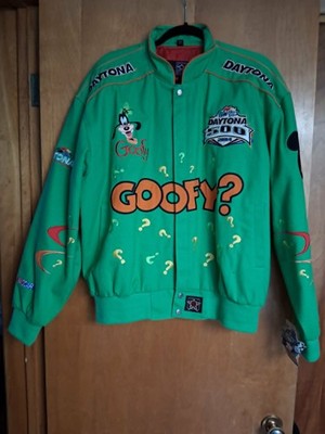Vintage 2004 Disney Goofy Daytona 500 NASCAR Racing Embroidered Jacket - Large