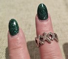 Tiffany & Co.  XO  Paloma Picasso Graffiti Ring 925 Sterling sz 10 — photo 3