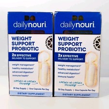 2-Pack of Daily Nouri Weight Support Probiotic 60 Day Supply EXP 07/27