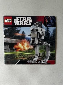 LEGO Star Wars: AT-ST (7657), complete w/ manual and Minifigs, no box.