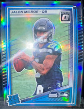 2025 Panini Donruss Optic - Rated Rookie Jalen Milroe #253 Holo Prizm (RC)