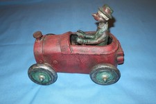 Reproduction of Arcade Cast Iron 348 Andy Gump Roadster Car