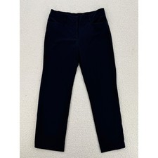 Briggs Black Dress Pants Women Size 14 Straight Leg Stretch Trousers