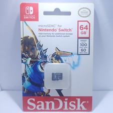 SanDisk 64GB microSDXC UHS-I Card for Nintendo Switch - SDSQXAT-064G-GN6ZA
