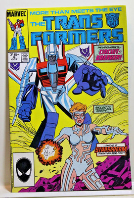 The Transformers Issue # 9 ''The lady's name is Circuit-Breaker!'' 1985 VG