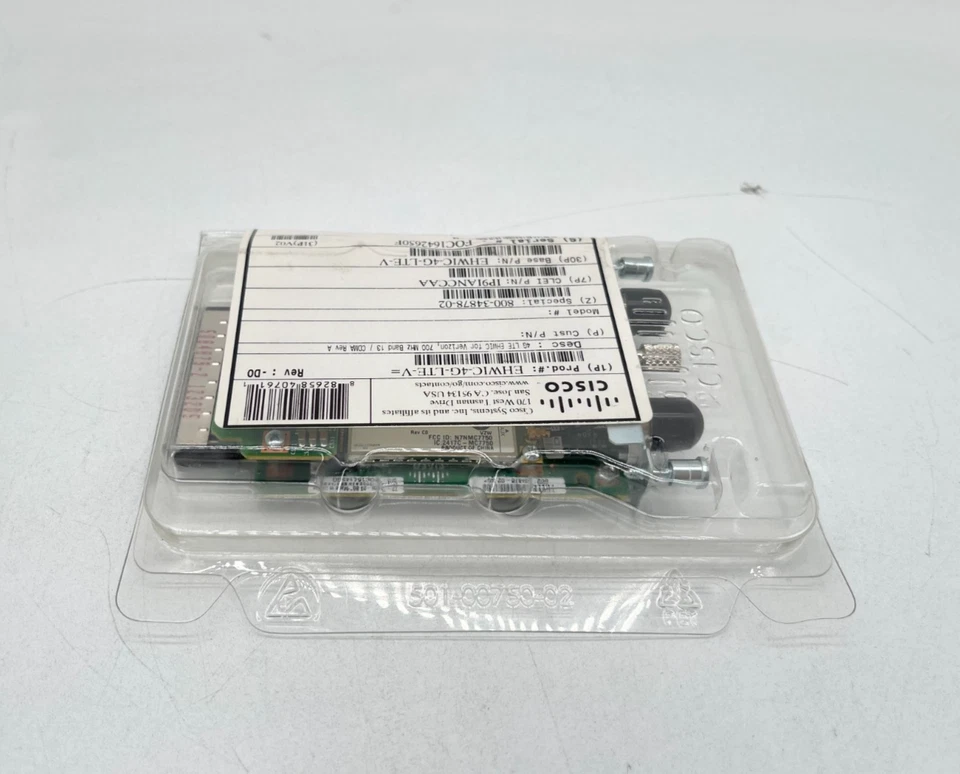 NEW CISCO EHWIC-4G-LTE-V 4G LTE WIRELESS WAN INTERFACE CARD 800-34878-02 - Image 3 of 4