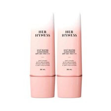 2x HER HYNESS Hya Water Sunscreen SPF 50 PA Upgraded Formula Light 30 ml