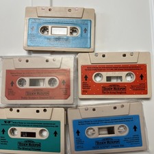 Vintage Worlds Of Wonder Teddy Ruxpin Cassette Story Tapes Lot of 5