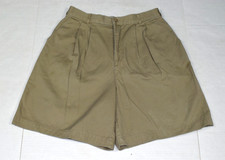Vintage Shorts The Last Best Place Size 14 90s Ultra High Waist Khaki Made USA