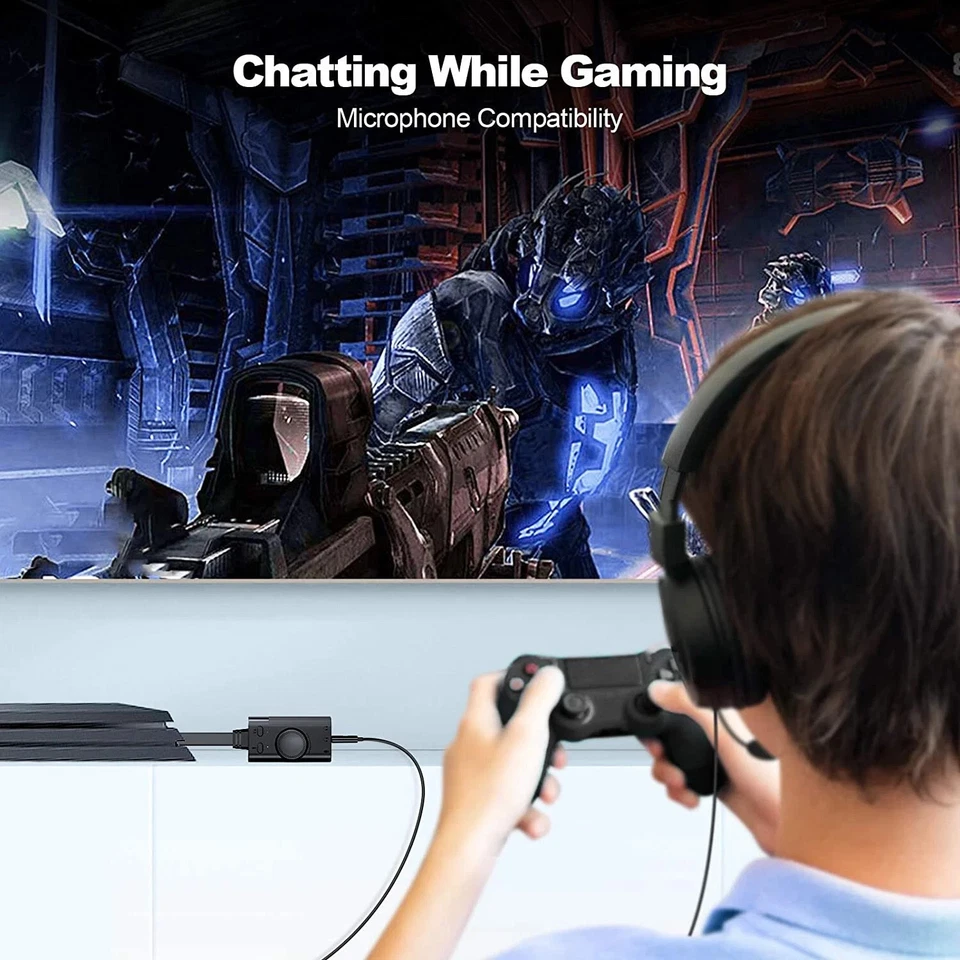 TechRise Audio Card Virtual 7.1CH USB External Gaming Sound Card with 3.5mm UK - Image 2 of 4