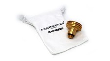 DREHMEISTER ACME Tankadapter 10mm kurz Messing + Stoffbeutel M10 AUTOGAS LPG