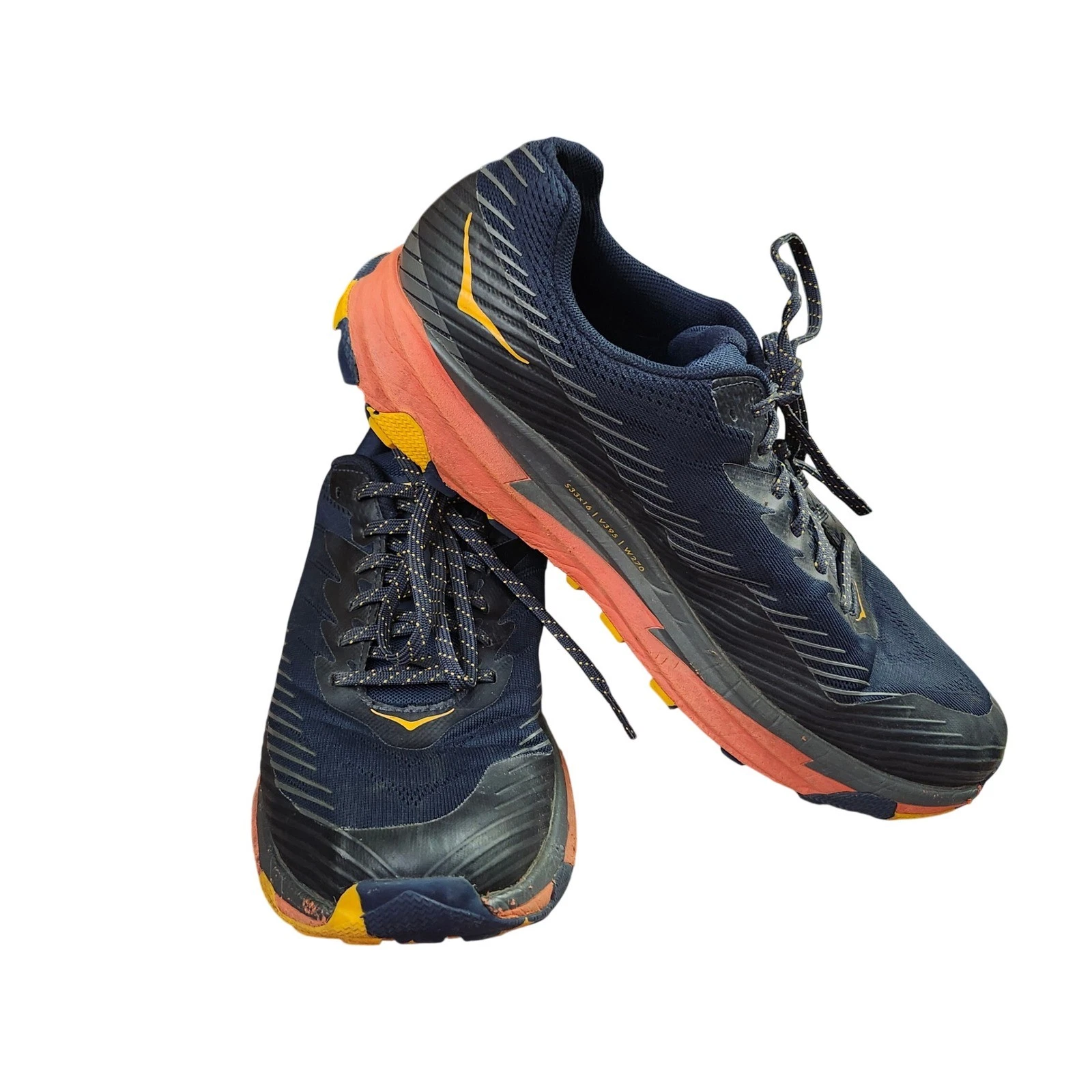 Hoka Torrent 2 Mens 11.5 Navy Evening Primrose Trail Running Shoes Trekkie