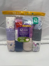Hanes Girls Tagless Cotton Briefs Value Pack 12-Pack