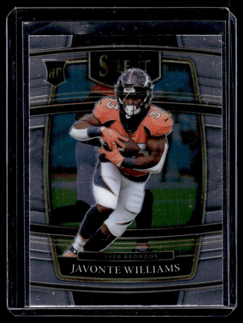 2021 Panini Select Javonte Williams Rookie Denver Broncos #57