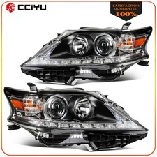 2pcs Pair Projector Hid Xenon Headlights Wdrl For 2013-2015 Lexus Rx350 Rx450h