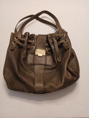 Brown Leather Jimmy Choo  '' Ramona''Handbag. Read description and see pics.