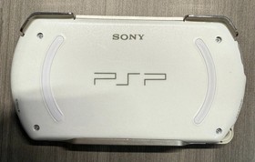 PSP GO PlayStation Portable White Game Console WITH STORAGE UPGRADE AND MORE