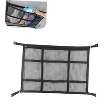 Upgrade Car Ceiling Cargo Net Pocket, 31.5" x 20.87" Strong Load Car Roof