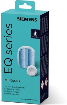 Siemens Multipack TZ80003A 1x10 Reinigungstabletten und 2x3 Entkalkungstabletten
